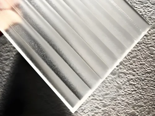 6mm fluted glass