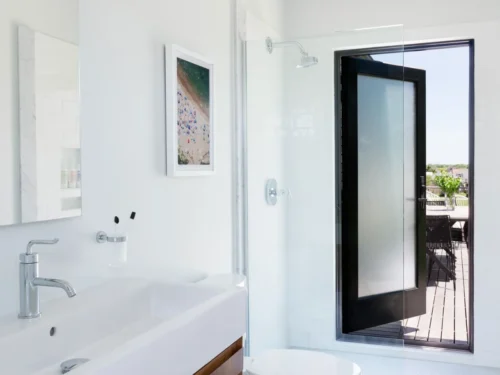 Glass Outdoor Shower Enclosures