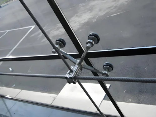 frameless curtain wall system