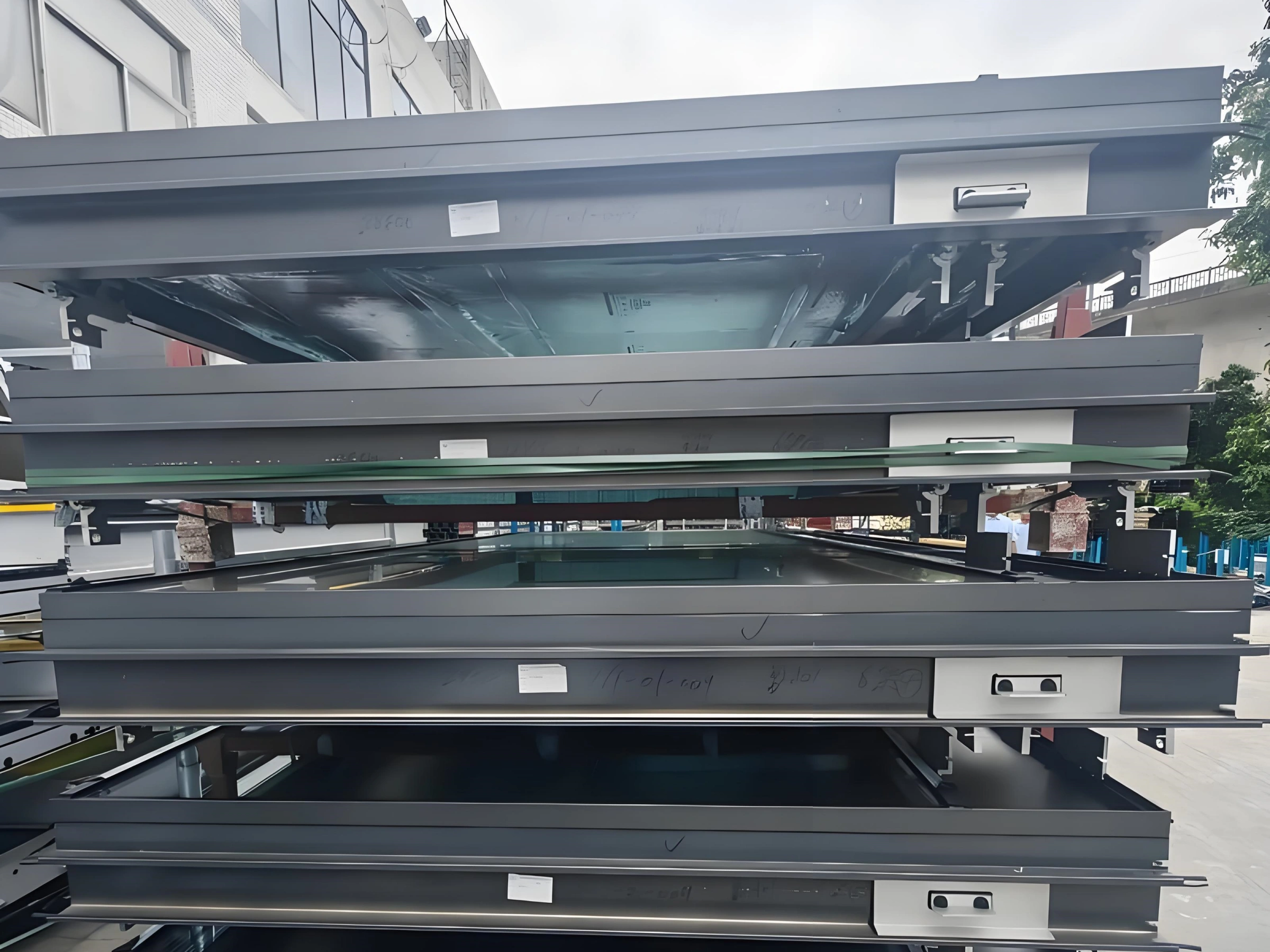 unitized curtain wall system