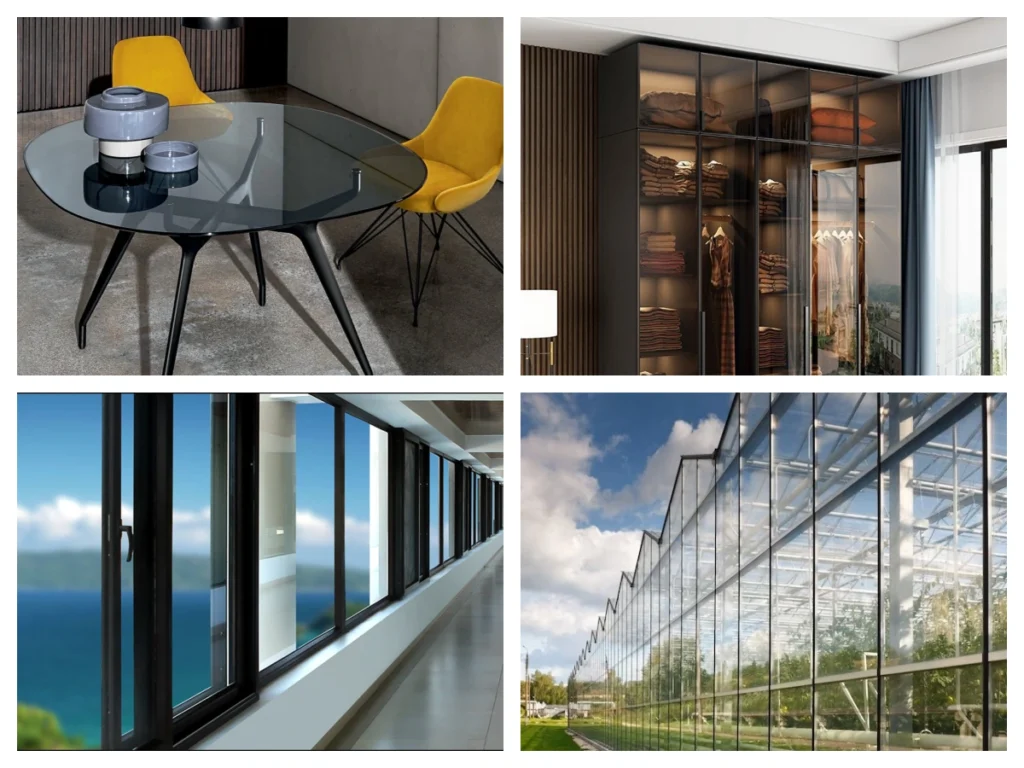 Applications of 4mm Toughened Glass Panels