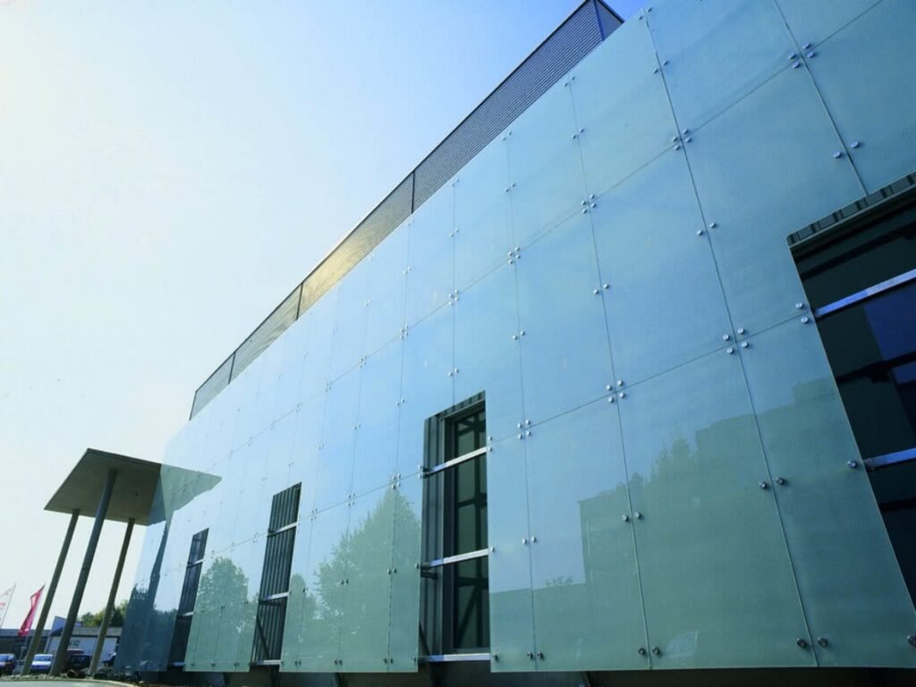 Glass facade