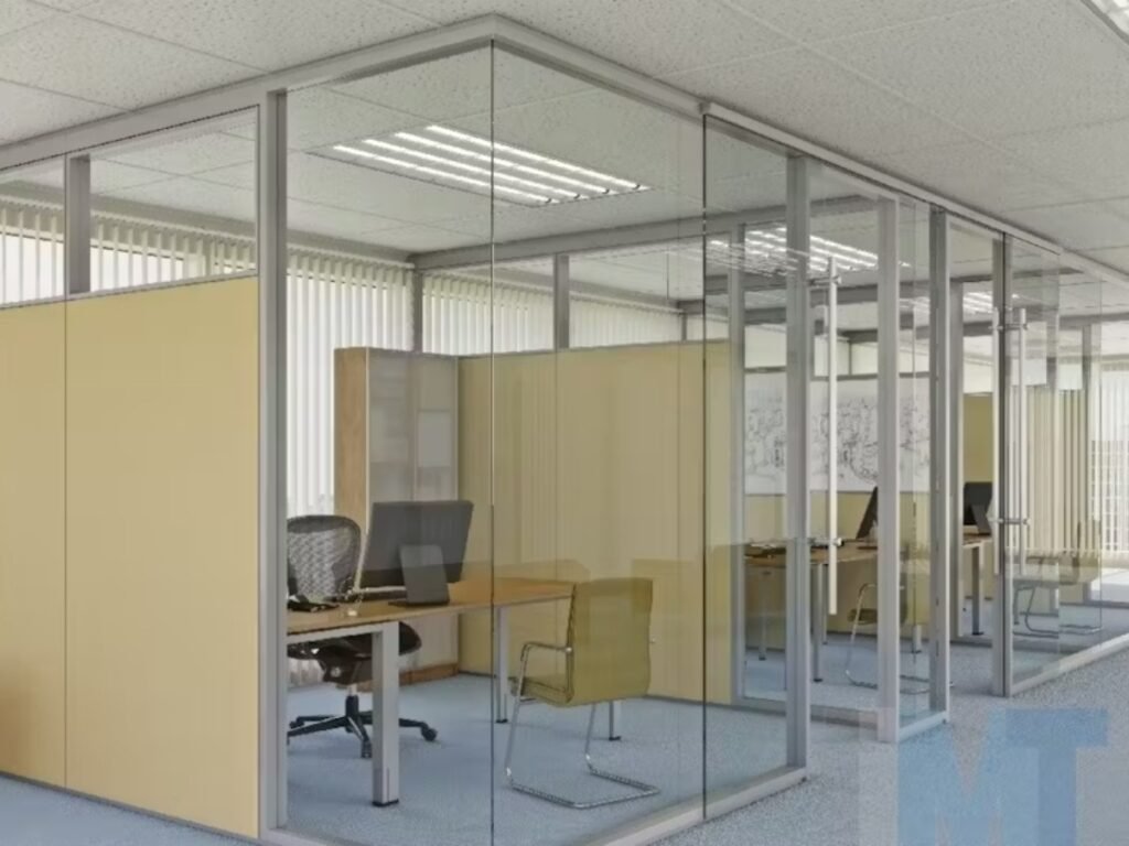 Glass partitions