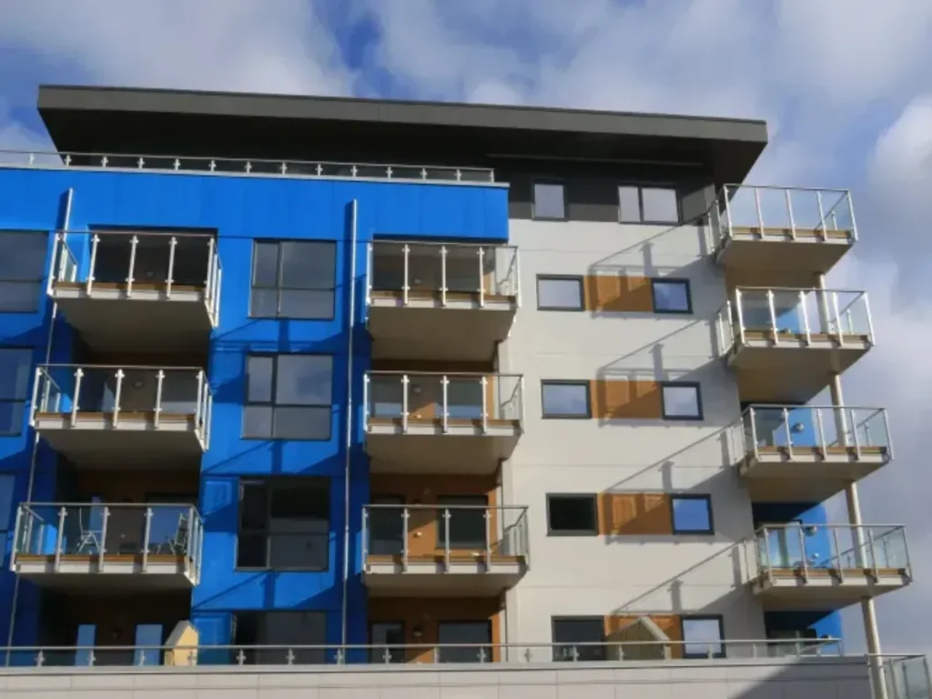 13.52mm Flat Toughened Glass Balcony