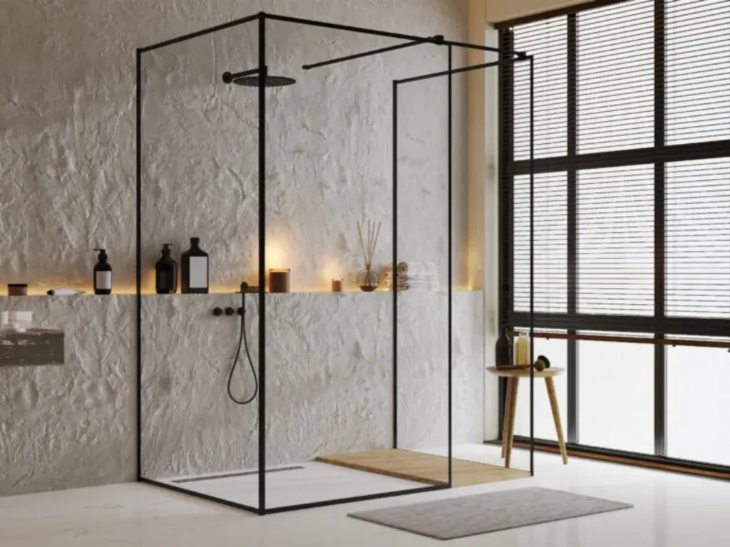 10mm safety glass shower enclosures