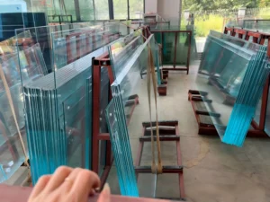12mm transparent toughened glass for office