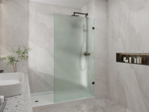 3 8 Inch Frosted Sliding Door for Bathroom 3 8 Inch Frosted Sliding Door for Bathroom
