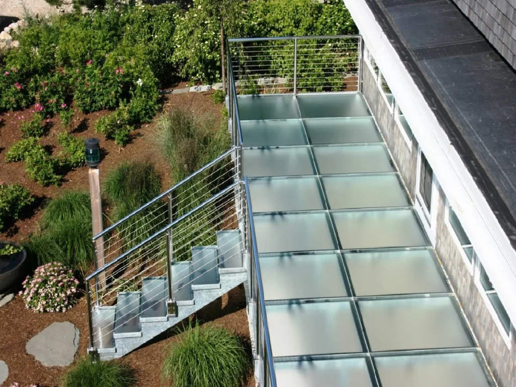 exterior safety glass floor