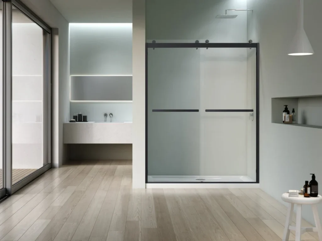 small shower sliding door