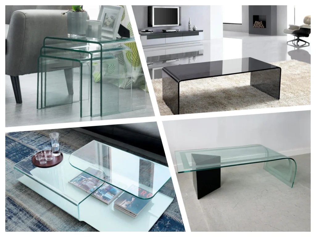 Application for Curved Tempered Glass Table Top